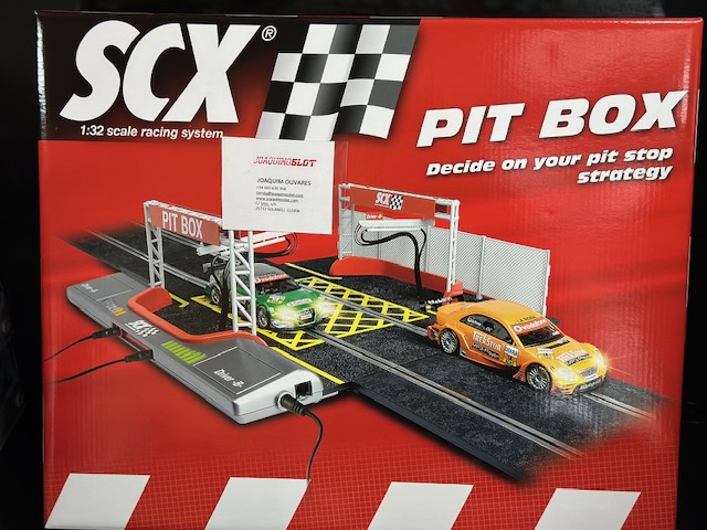 Scalextric 8875 Pit box Pista negra